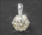 Preview: Diamant Brillant Anhänger mit 1,60ct, zart champagner